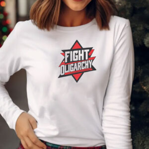 Anti-Oligarchy AOC Bernie Sanders T-Shirt