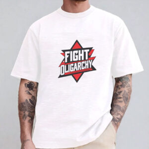 Anti-Oligarchy AOC Bernie Sanders T-Shirt