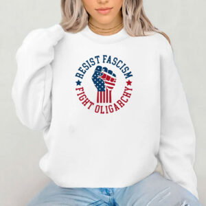 Anti Trump Bernie Sanders, Resist Fascism Fight Oligarchy shirt