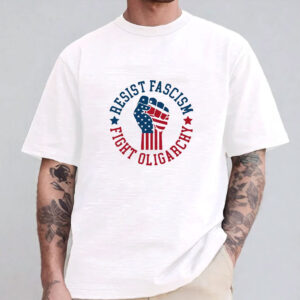 Anti Trump Bernie Sanders, Resist Fascism Fight Oligarchy shirt