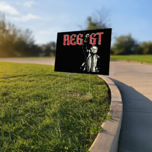 Anti Trumpism, Bernie Sanders Fight Oligarchy Tour Yard Sign