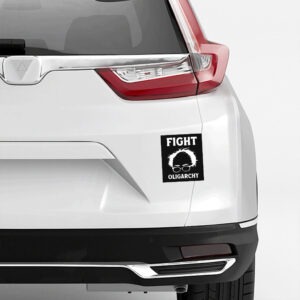 Be like Bernie Fight the Oligarchy Sticker