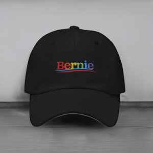 Bernie Gay Pride Rainbow Embroidered Vintage Hat