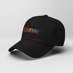 Bernie Gay Pride Rainbow Embroidered Vintage Hat