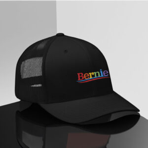 Bernie Gay Pride Rainbow Embroidered Vintage Hat