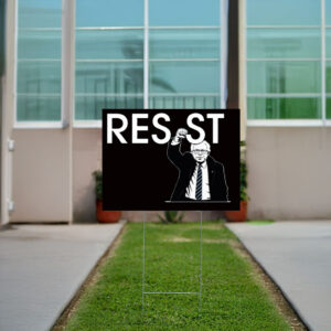 Bernie Mood, Fight Oligarchy Tour, Bernie Sanders Resist Yard Sign