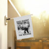 Bernie Sanders, 1963 Arrest Photo, Fight Oligarchy Tour Flag