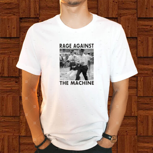 Bernie Sanders, 1963 Arrest Photo, Fight Oligarchy Tour Shirt