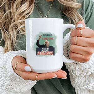 Bernie Sanders 2025 Mug ,Fight Oligarchy Bernie Sanders Mug