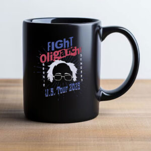 Bernie Sanders, 2025 Protester Gift, Fight Oligarchy Tour Mug