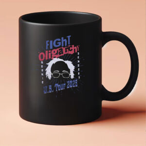Bernie Sanders, 2025 Protester Gift, Fight Oligarchy Tour Mug