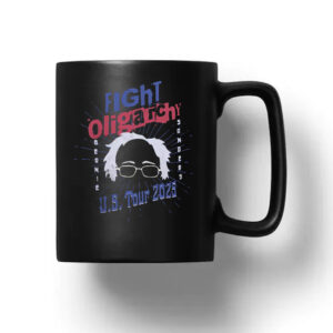 Bernie Sanders, 2025 Protester Gift, Fight Oligarchy Tour Mug