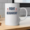 Bernie Sanders AOC Fighting Oligarchy Mug