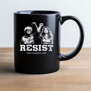 Bernie Sanders & AOC Fighting Oligarchy Tour Mug