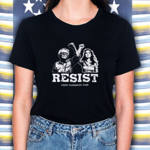 Bernie Sanders & AOC Fighting Oligarchy Tour T-Shirt