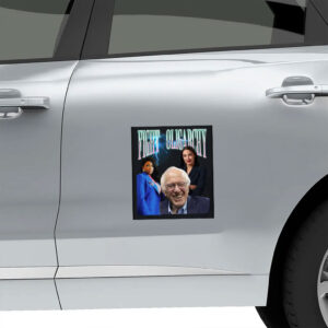 Bernie Sanders AOC Jasmine Crockett Fight the Oligarchy Sticker