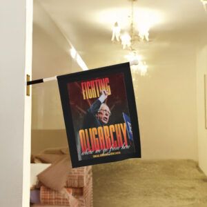 Bernie Sanders Activism Resist, Bernie Fight Oligarchy 2025 Flag
