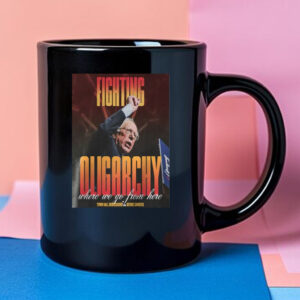 Bernie Sanders Activism Resist, Bernie Fight Oligarchy 2025 Mug