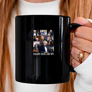 Bernie Sanders And AOC Fight Oligarchy Anti Trump 2025 Mug