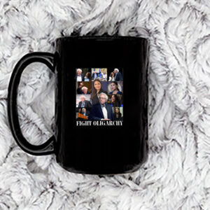 Bernie Sanders And AOC Fight Oligarchy Anti Trump 2025 Mug