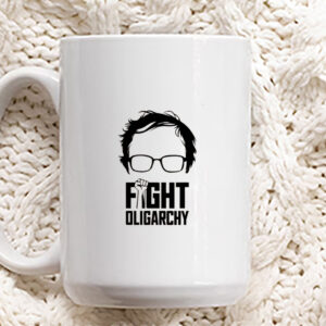 Bernie Sanders And AOC, Fight Oligarchy Mug