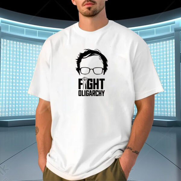Bernie Sanders And AOC, Fight Oligarchy T-shirt