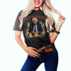 Bernie Sanders Cats Eat The Rich T-Shirt