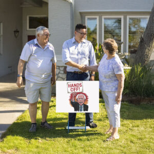 Bernie Sanders Hands Off, Bernie Sanders 2025 Yard Sign