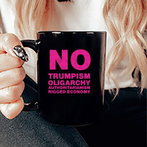 Bernie Sanders, No Trumpism Fight the Oligarchy Mug