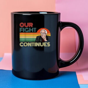 Bernie Sanders Our Fight Continues Retro Vintage Mug