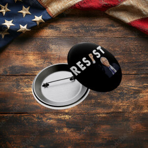 Bernie Sanders Resist Anti Trump Pin