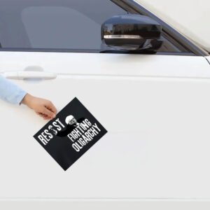 Bernie Sanders Resist, Fight Oligarchy Tour,Political Activism Sticker