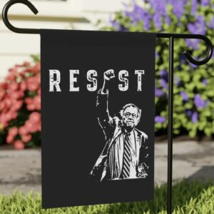 Bernie Sanders Resist Garden Flag, Fighting Oligarchy Flag, Political Activist Yard Flag