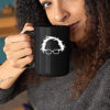 Bernie Sanders Silhouette, Hair, Glasses Poster Mug