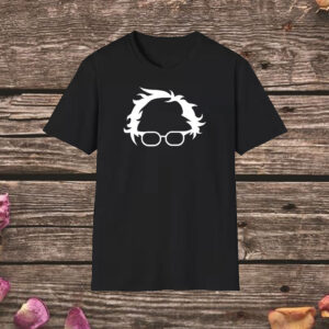 Bernie Sanders Silhouette, Hair, Glasses Poster Shirt