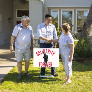 Bernie Sanders Solidarity Forever Yard Sign