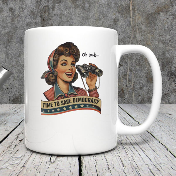 Bernie Sanders, Time To Save Democracy Mug