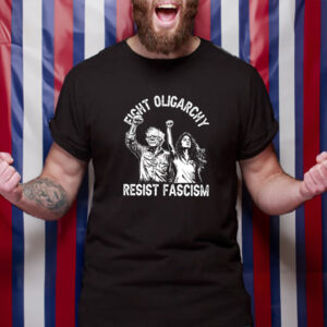 Bernie and AOC Political Protest, Resist, The Fight Oligarchy Tour 2025 T-Shirt