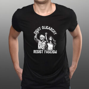 Bernie and AOC Political Protest, Resist, The Fight Oligarchy Tour 2025 T-Shirt
