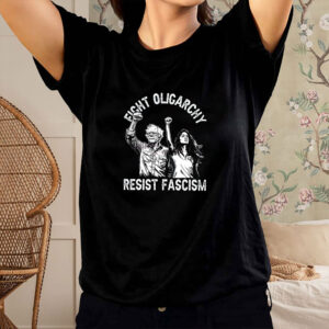 Bernie and AOC Political Protest, The Fight Oligarchy Tour 2025 T-Shirt
