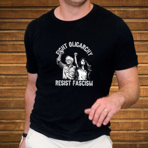 Bernie and AOC Political Protest, The Fight Oligarchy Tour 2025 T-Shirt