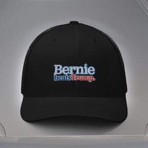 Bernie beats Trump Embroidered Vintage Hat