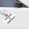 Defender of Democracy Shirt Protest Sticker