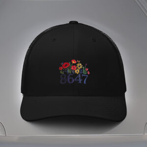 Embroidered 8647 Floral Hat