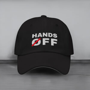 Embroidered Cap Hands Off, Anti-Trump Hat