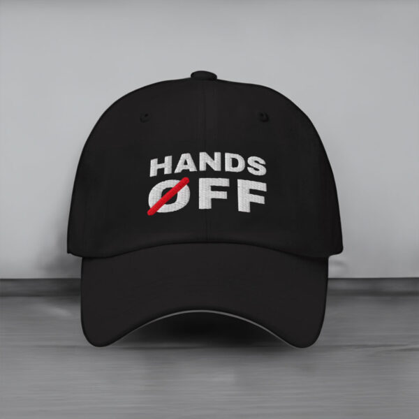 Embroidered Cap Hands Off, Anti-Trump Hat