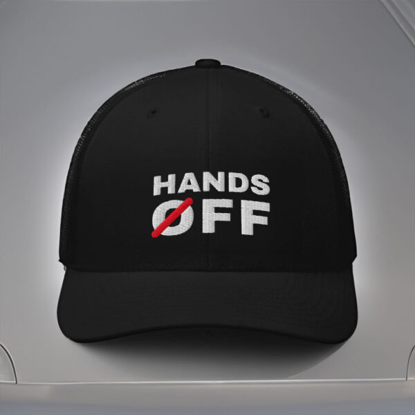 Embroidered Cap Hands Off, Anti-Trump Hat