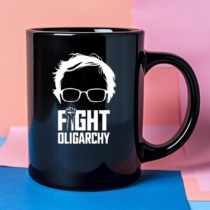 Feel The Bern Fight Oligarchy 2025 Mug