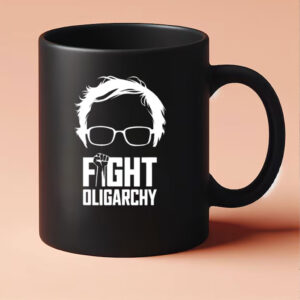 Feel The Bern Fight Oligarchy 2025 Mug