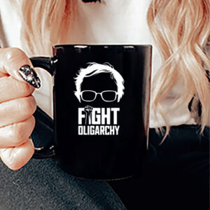 Feel The Bern Fight Oligarchy Shirt Political Statement Mug